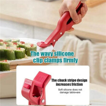 4X Clip de Support de Bol Anti-Brûlure Polyvalent pour la Cuisine, Pinces à Plaque Chauffante Anti-Brûlure Pinces à Bol C