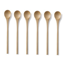 Spoon long spoon Coffee spoon stirring spoon Stirring spoon Long handle coffee spoon,Lotus wood varnish