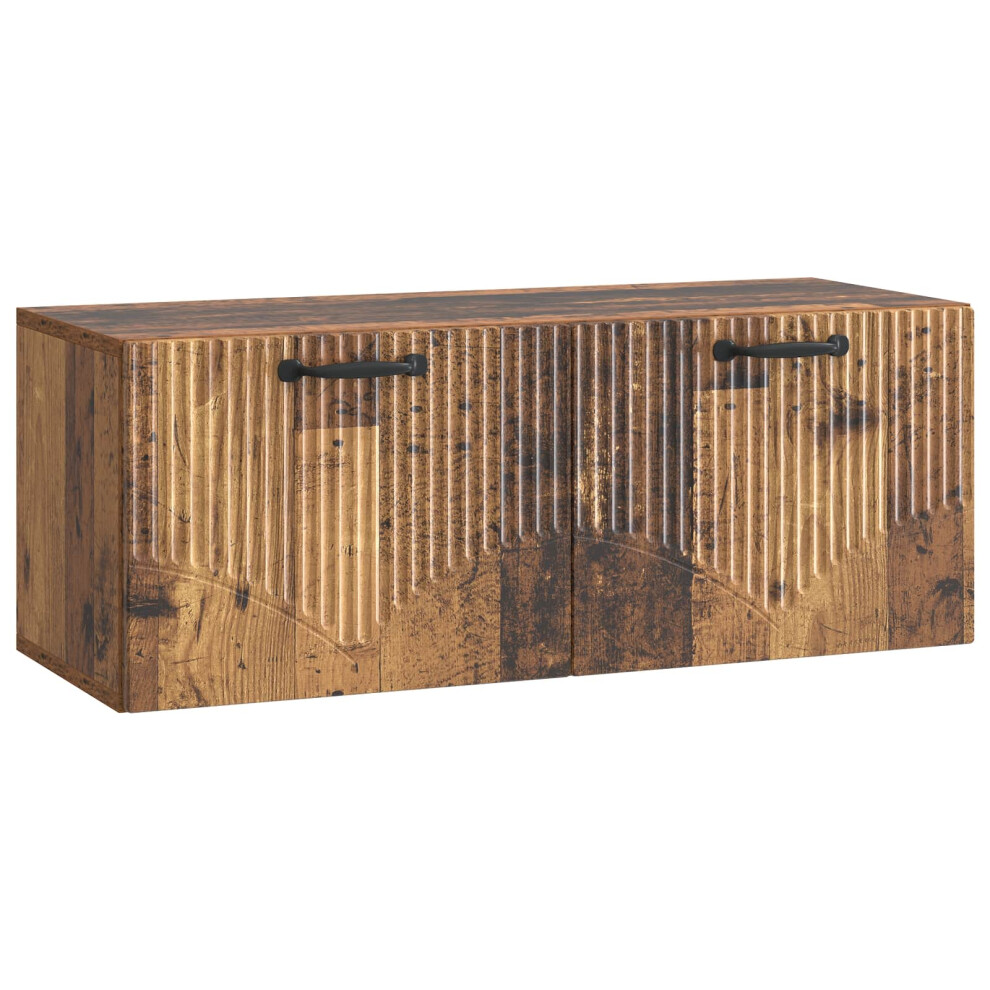 Vidaxl Wall-Mounted Tv Cabinet Old Wood 78.5 X 31 X 30 Cm