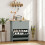 (LIGHT GREY, Engineered Wood) Slim Shoe Cabinet with 2 Flip Drawers, Light Grey 2