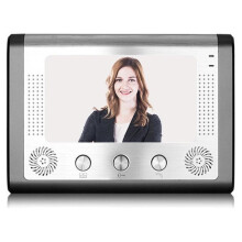 Video Doorbell 7 Inch Wired Home Villa Intercom System Intelligent Cat Eye Monitoring System One to One US Plug