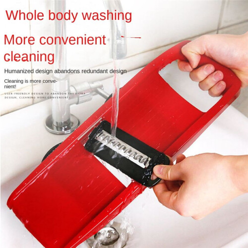 Multi-Function Vegetable Cutter Mandoline Slicer 6 Blades Grater Potato Peeler Kitchen Gadget