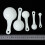 10 Pcs 100Ml / 50Ml / 15Ml / 5Ml / 1Ml Dispensers Plastic Measuring Spoons. 1