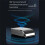 Mobile Phone Holder with  Speaker Led Light Built-in Microphone Portable Foldable Cell Phone Stand 3