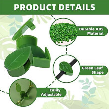 60Pcs Invisible Plant Clips for Climbing Plants, Self-Adhesive Plant Fixing Devices
