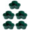 Vertical Gardening Stackable Flower Pots, for Strawberries, Flowers, Vegetable,Three-Dimensional Flower Pots(5PCS)Green 1