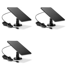 3X 4W 5V Solar Panel for Security Camera Outdoor USB Charging Solar Panel for CCTV Security Camera Monitor Power Supply