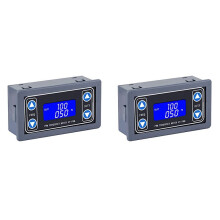 2X Justerbar Signalgenerator, PWM Pulsfrekvens Arbetscykel Rektangulär Våg Fyrkantsvåg Signalgenerator 3,3-35V 5-30MA