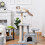 Cat Tree Tower 114cm - Light Grey 2