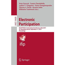 Electronic Participation 9th IFIP WG 8.5 International Conference ePar