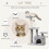 Cat Tree Tower 114cm - Light Grey 4