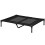 Large Elevated Dog Bed - Black Mesh Cot 1
