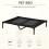 Large Elevated Dog Bed - Black Mesh Cot 5