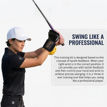 MELELINKS Right Hand,ProSWING Swing Training Aid & Wrist Cradle & Compression Sphere