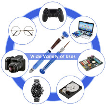 -Schraubendreher-Set, 5-In-1-Multifunktions-Schraubendreher mit Schlitz für Brillen, Sonnenbrillen, Uhren, Computer-Reparatur-Werkzeugsatz