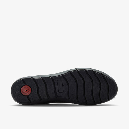 Clarks Un Bay Zip Black Leather 2