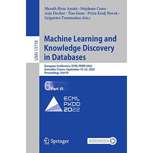 Machine Learning and Knowledge Discovery in Databases European Confere