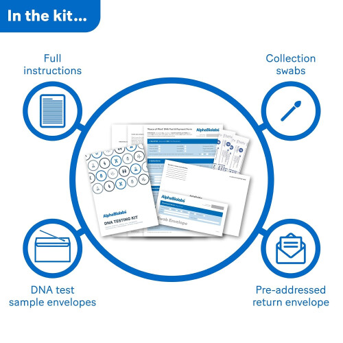 AlphaBiolabs DNA Paternity Test Kit UK LabFast 2