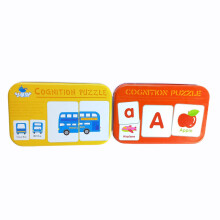 Folca Spel Pussel Kort Lärande Träleksaker Utbildningsleksaker För Barn