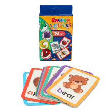 Tarjetas Didácticas Stoiqe | Juguetes Montessori | Actividades para Niños 1-3 Años (Letras en Inglés)