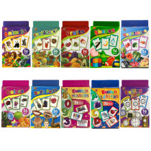 Zivik Kids Educational Flash Cards | 36 Durable Laminated Learning Cards | Animals Fruits Shapes Colors Abc Numbers Body Parts Time | Early Learning C