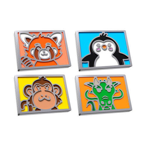 HP HyperX Badge Pack - Cute Magnetic Badges 1