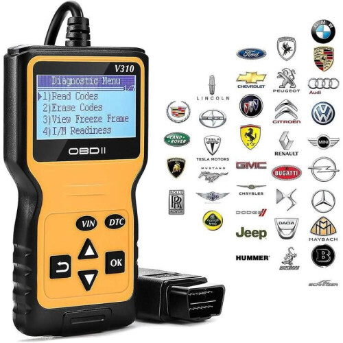 OBD2 Car Diagnostic Scanner Code Reader Engine Fault Detection Tool Premium Premium