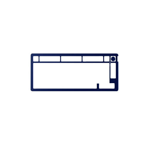 HP HyperX Alloy Rise Top Plate - Navy Blue 2