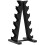 Five-Tier Dumbbell Storage Rack, for Home Gym Exercise - Black 1