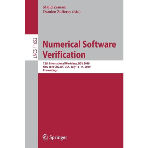 Numerical Software Verification 12th International Workshop NSV 2019 N
