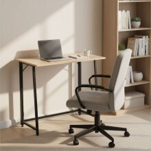 Összecsukható Laptop Íróasztal, 80x45 cm, MDF, Loft Stílus