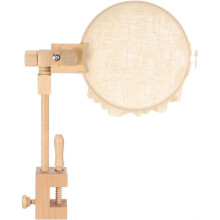 Embroidery Hoop Stand, Adjustable Rotated Beech Wood Stand Holder for DIY Art , Sewing, Needlework Projects