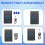 5-Band NFC  Chip Reader/Writer+3XUID Keychain 125K 13.56M Copier HID Duplicator Tag Clone ID IC Key Copy 6