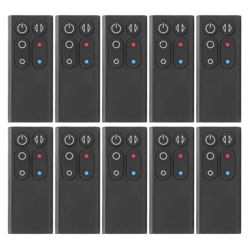 10X Replacement AM04 AM05 Remote Control Compatible with  Fan Heater Models AM04 AM05 Remote Control(Black) 1