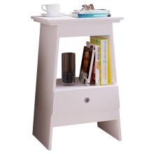 (Matt, Modern/Contemporary) Wooden side table bedside table Spidali