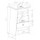 Wooden side table bedside table Spidali 4