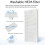 Vacuum Filter for  E20 Evo  Robot Vacuum Cleaner Accessories High Efficiency Filtration System 5 Pack 5