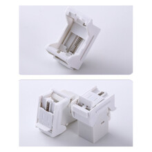 10 Pièce Module de Réseau Catégorie 6 Non Blindé Support de Clip à Ressort RJ45 Support D'Ordinateur Câblage Réseau