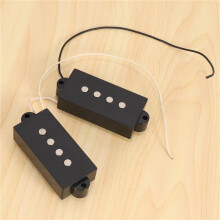 4X Pb P Bass Pickup Humbucker Pickup for 4 String P Bass Replacement Bass Guitar Part, Black