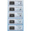 Tester per Batteria Auto 12V/24V Automotive Quick Load Plug Cranking Check Diagnostic Scan Tool Display LCD Screen 6