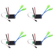 4X Brosse ESC Télécommandé Bidirectionnelle Étanche 12V-24V Haute Puissance pour Voiture et Bateau Télécommandé 860A