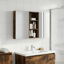 vidaXL Badezimmerschrank-Set 3 stk. 110 x 10,5 x 60,5 cm Holzwerkstoff