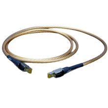 Câble Réseau HIFI Cat8 Ethernet avec Interface Rj45, Vitesse de 40Gbps et 2000Mhz, pour Ordinateurs Portables 1M