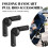 2pcs Stroller Folding Handle Joint Connector Replacement Parts for 22mm Tubes Folding Pushchair Handle 4