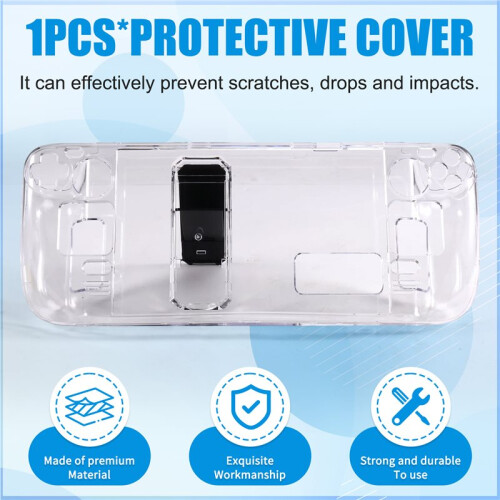 Split Clear Case for  Crystal PC Full Protective Cover Shell Skin Anti-Scratch Guard 1