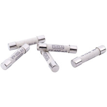 15 Pièces Argent + Céramique Blanche 1000V 500MA 6,3 X 32 mm Fusible en Céramique Blanche pour Multimètre 3X0,5X0,5 cm
