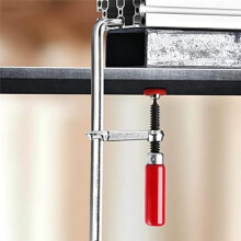 Quick Screw Rail Clamp, Woodworking F Clamp Quick Clamp, Suitable for MFT and Rail Systems,200X60mm,2PCS