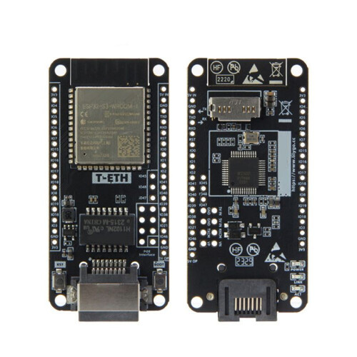 T-ETH-Lite Development Board W5500 Ethernet Module ESP32-S3-WROOM Support TF Expandable Power POE Shield H674 1
