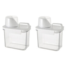 Food Storage Containers with Measuring Cup Rice Snacks Sugar Nuts Pet Food Storage Bin Cereal Storage Containers