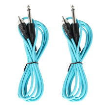 2Pcs High Quality Tattoo Clip Cord Cable for Tattoo Machine Power Supply Cable Straight Rubber Tattoo Accessories C